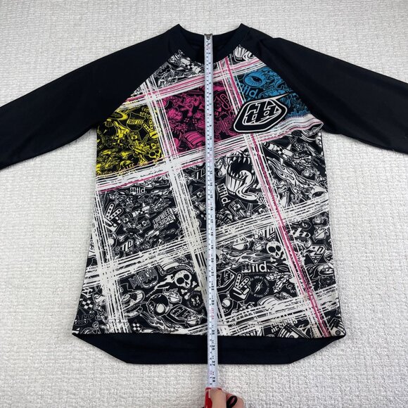 VTG Y2K Rare Troy Lee Designs AOP Graphic Print Jersey Dirt Bike Motocross Read* - Picture 11 of 16
